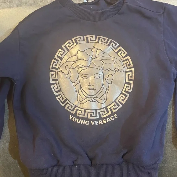 Kids Versace medusa sweatshirt. Size 2T